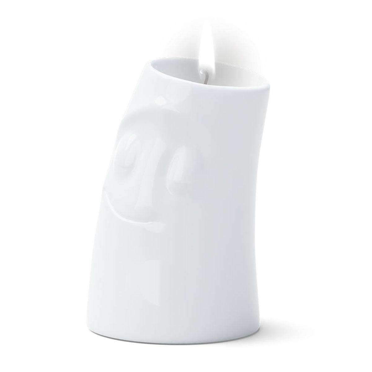 BHS FIFTYEIGHT Candle Cuddling Grote Kaarsenhouder Wit (T028001)-0