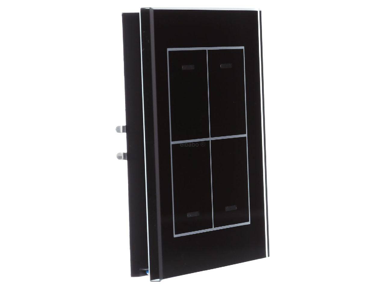 MDT Glastaster II Light 4-fach RGBW Zwart BE-GTL4TS.01S-2