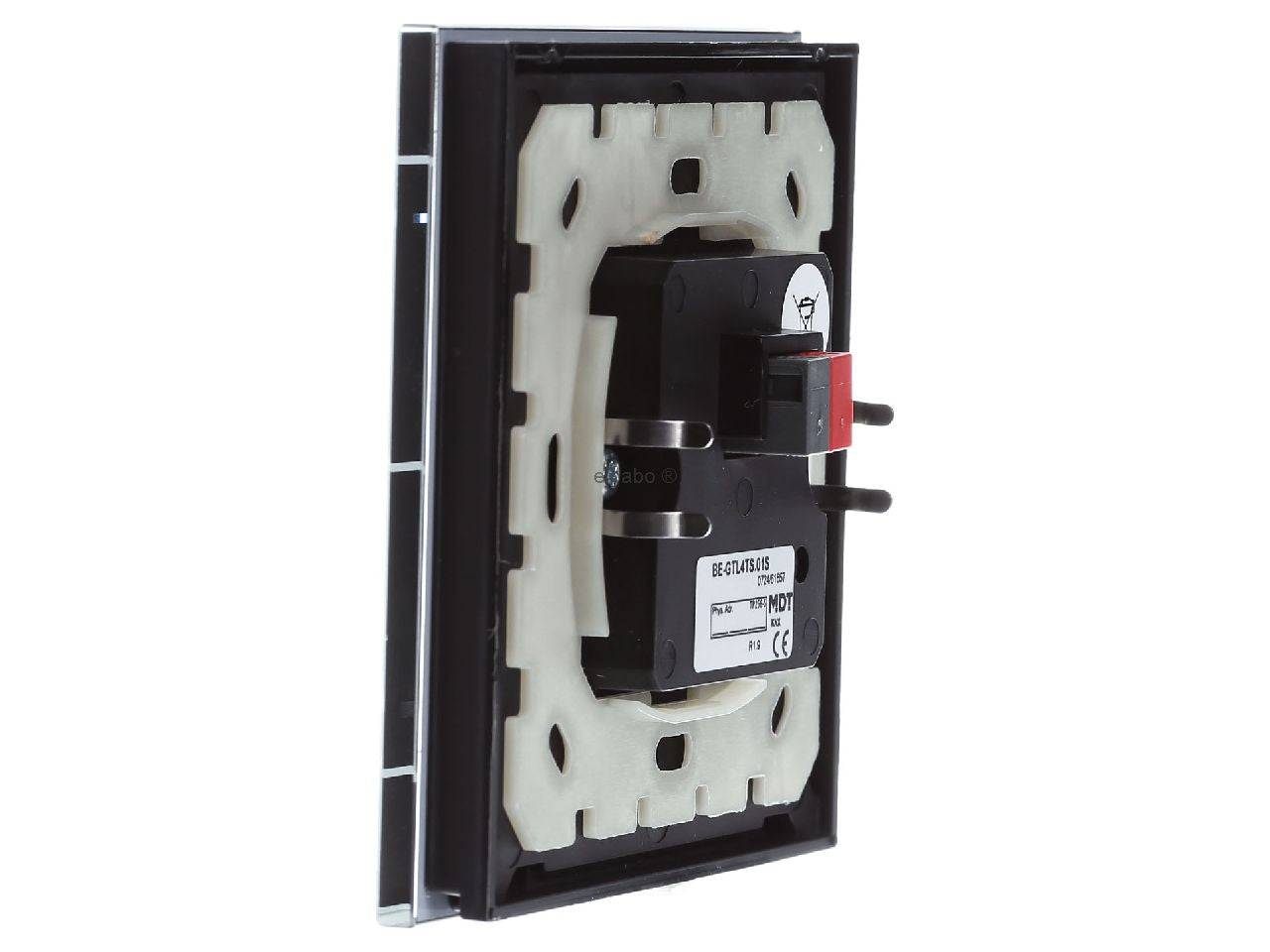 MDT Glastaster II Light 4-fach RGBW Zwart BE-GTL4TS.01S-3