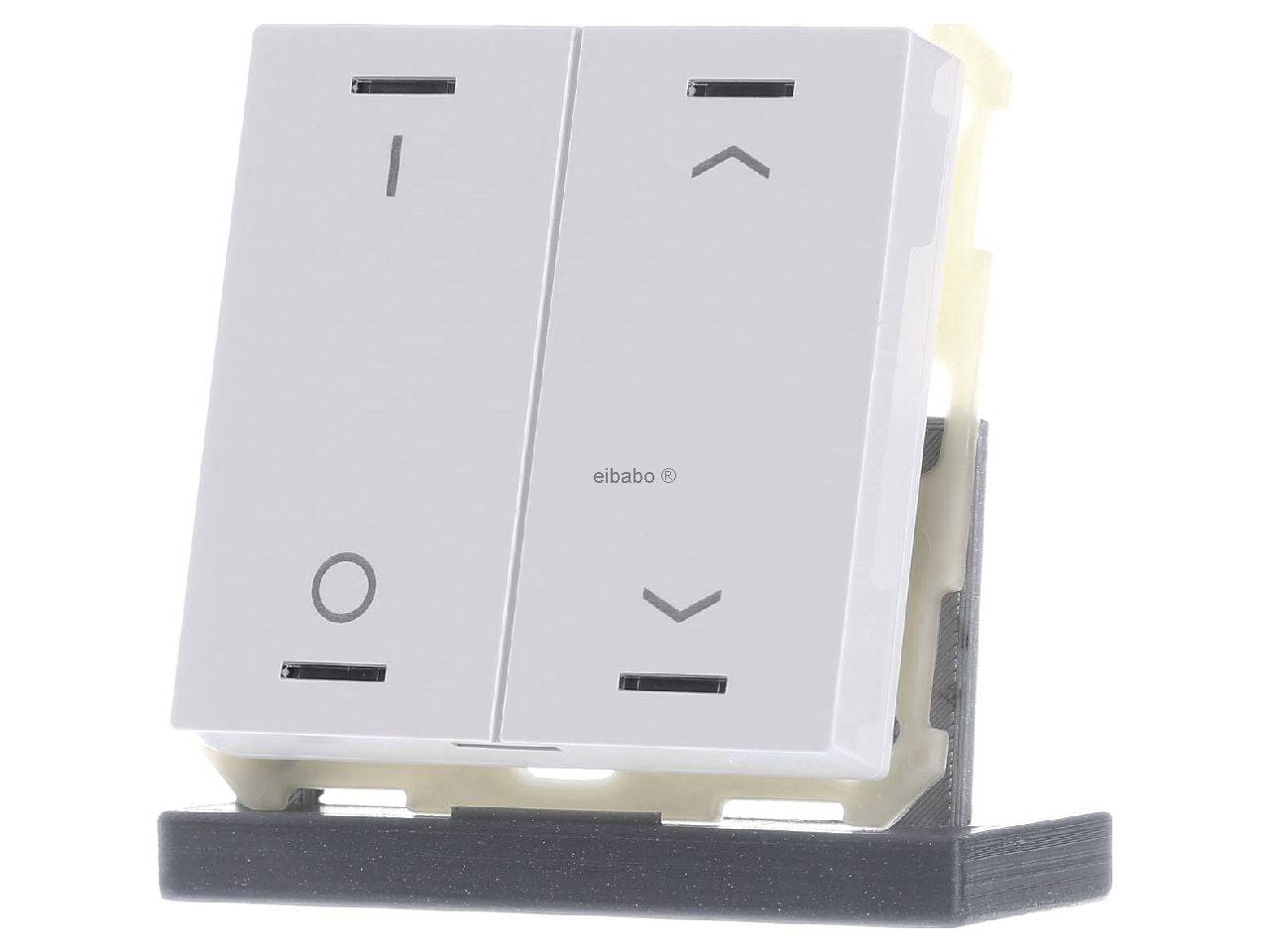 MDT technologies Lichtschakelaar 63 2-voudig RGBW - Studio Wit - BE-TAL6302.D1 2-fach-1