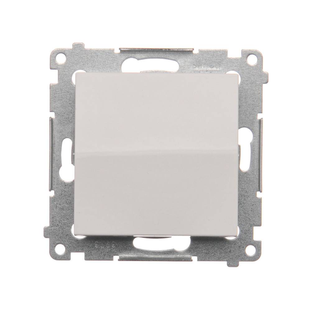 Simon 54 witte moduleknop 1x 1NO veerklemmen 10AX 250V-2