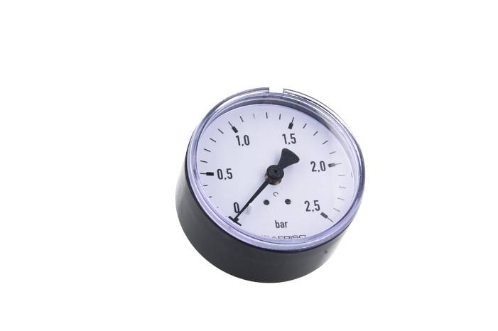 Verwarmingsmanometer RF 63 AX, Ø63 mm, 0÷2,5 bar, G1/4'' AX, CL. 2,5-0