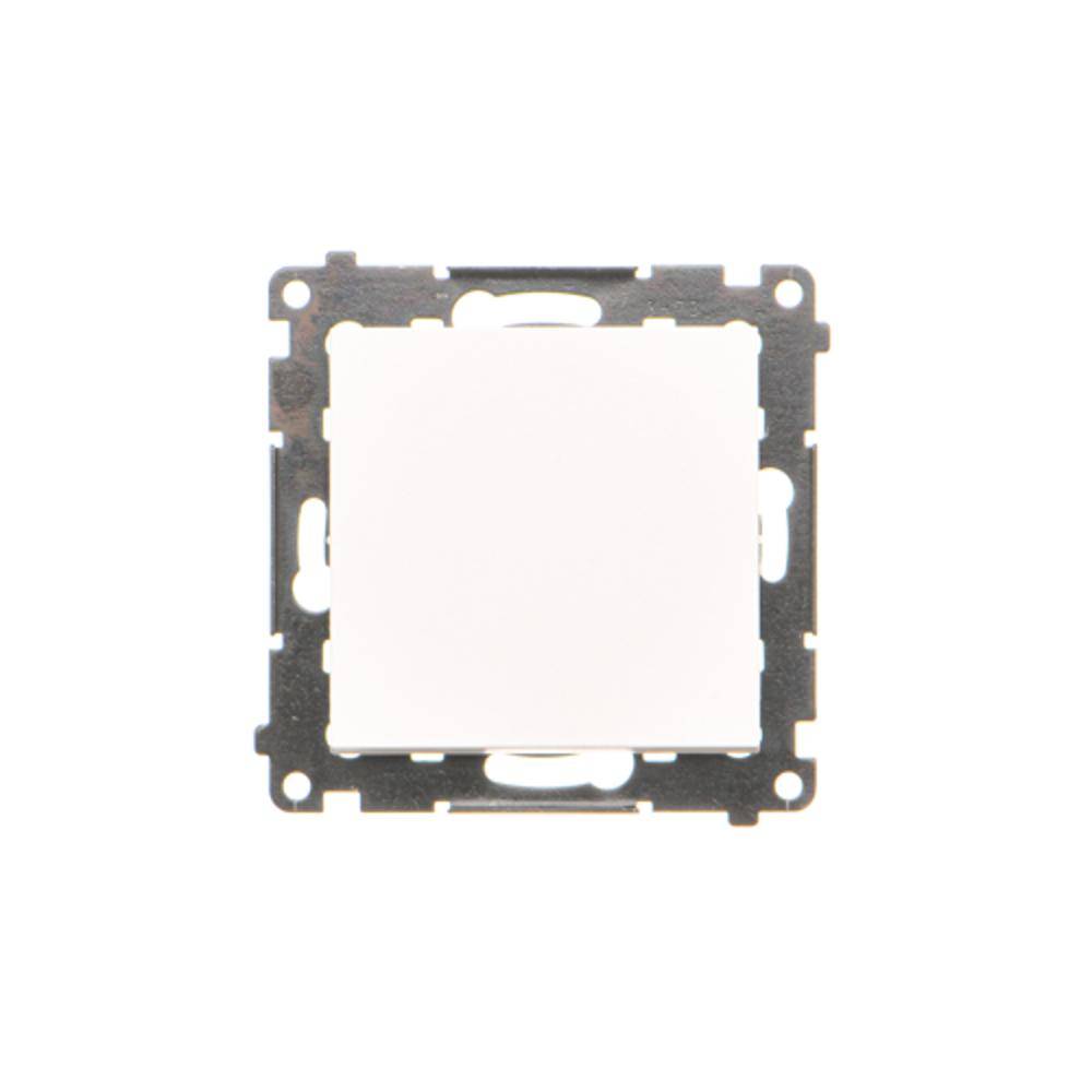 Simon 55 module matwitte knop 1x 1NC veerklemmen 10AX 250V-2