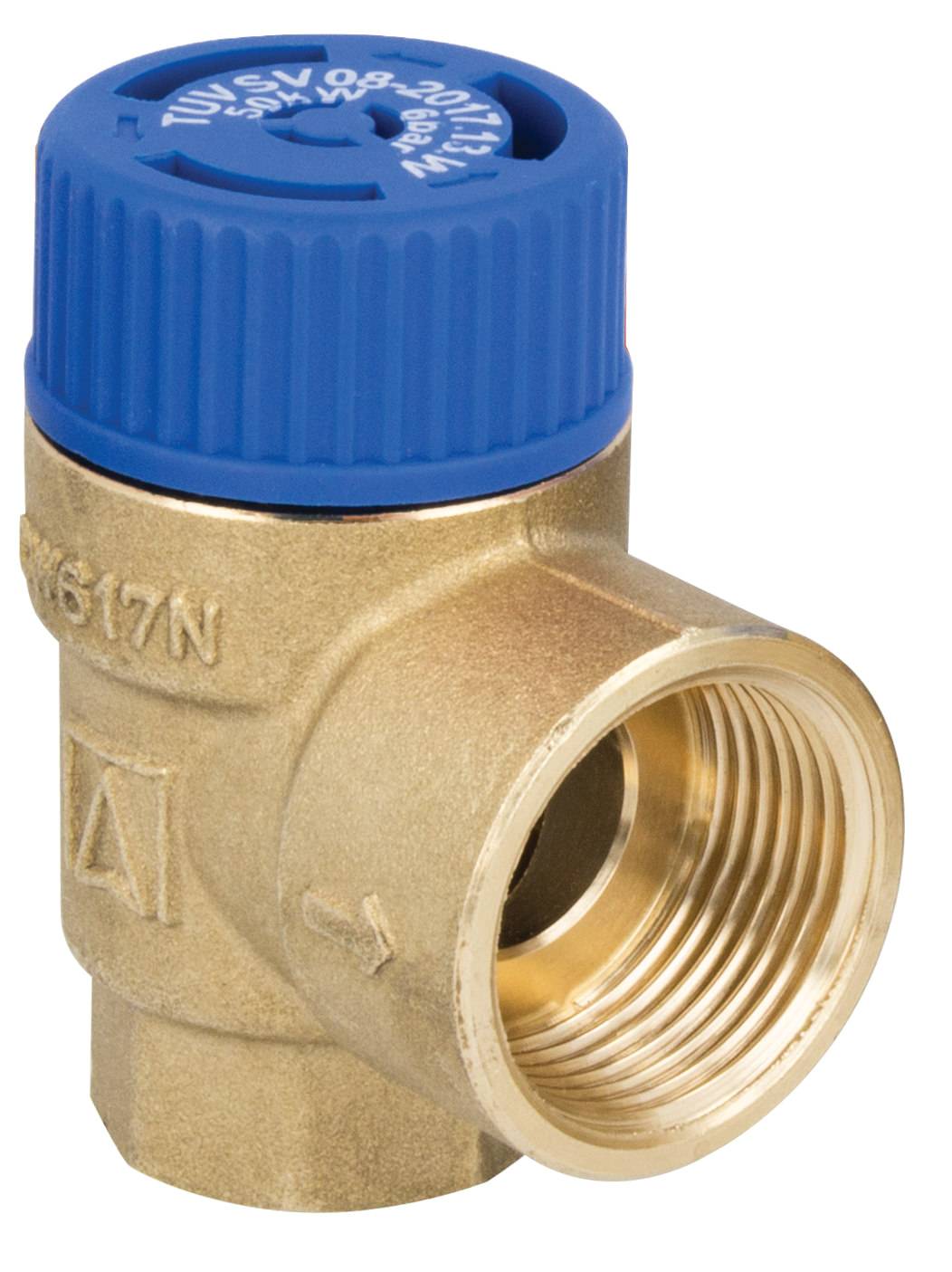 Veiligheidsventiel voor MSW-warmwaterboilers, 10 bar, RP1/2" x RP3/4"-1