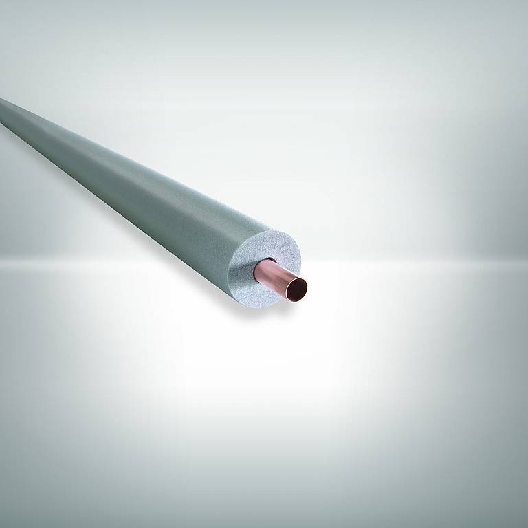 IZO-max PE buisisolatie, 9 mm dik, grijs, brandklasse E – 2 m-0