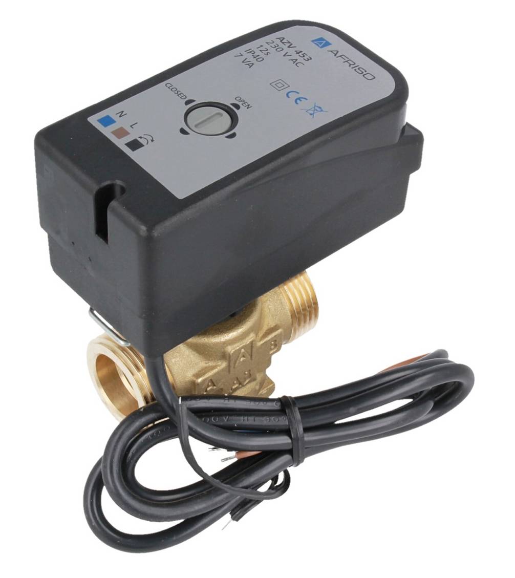 2-weg zoneklep AZV 453, DN20, G1", KVS 11 M3/H, NO-0