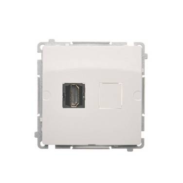 Simon basis witte module 1x HDMI-aansluiting