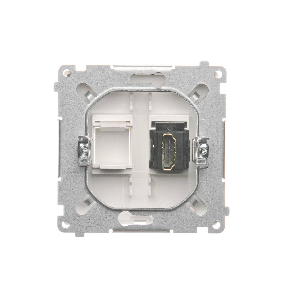 Simon basis witte module 1x HDMI-aansluiting-1