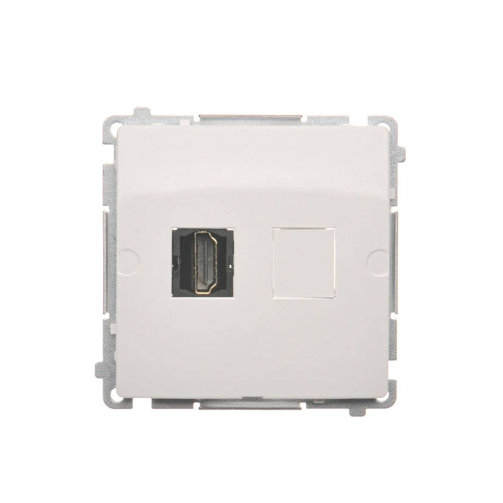 Simon basis witte module 1x HDMI-aansluiting-2