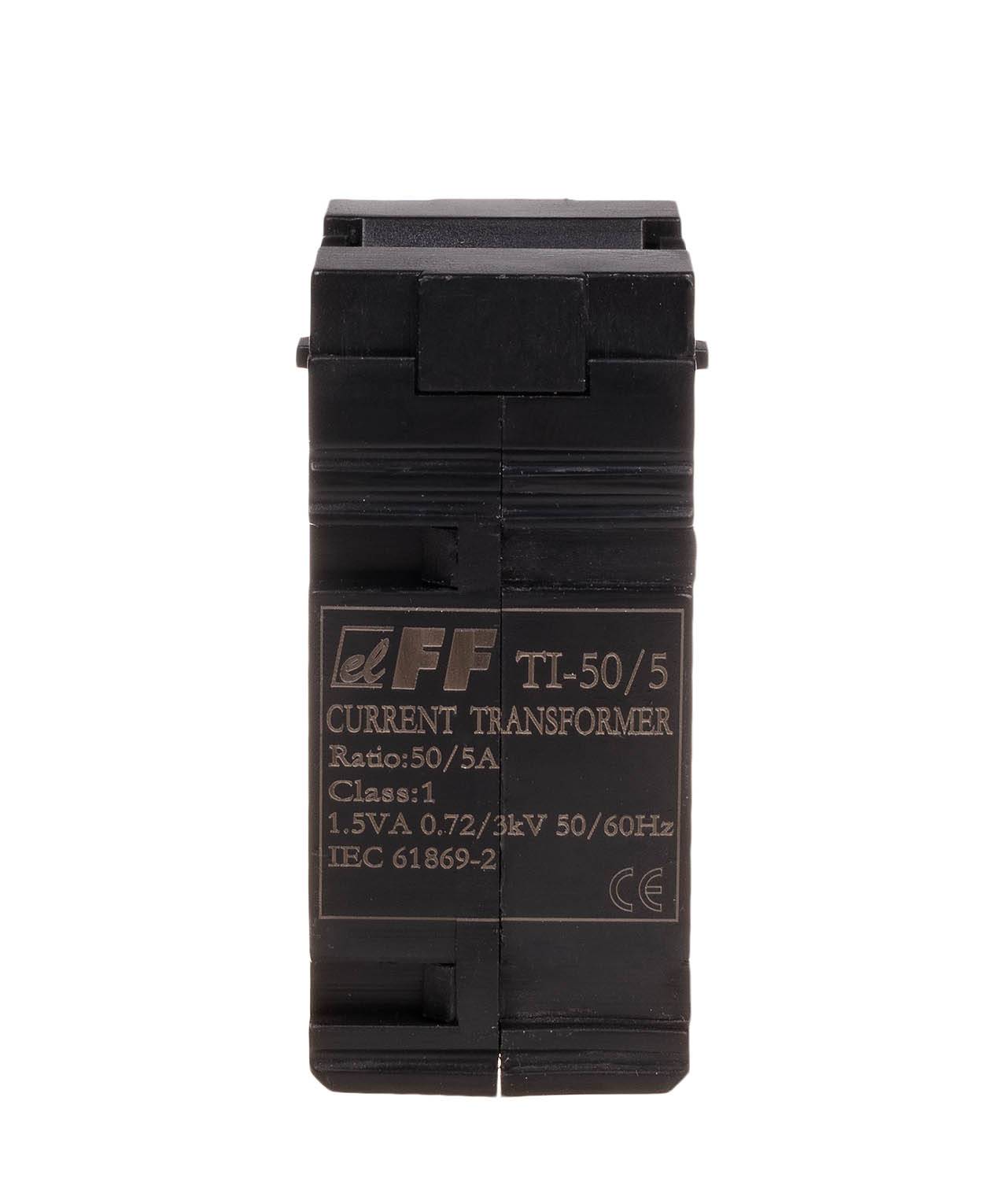 TI-50/5 stroomtransformator 50/5A 1,5VA klasse 1 Ø22-0