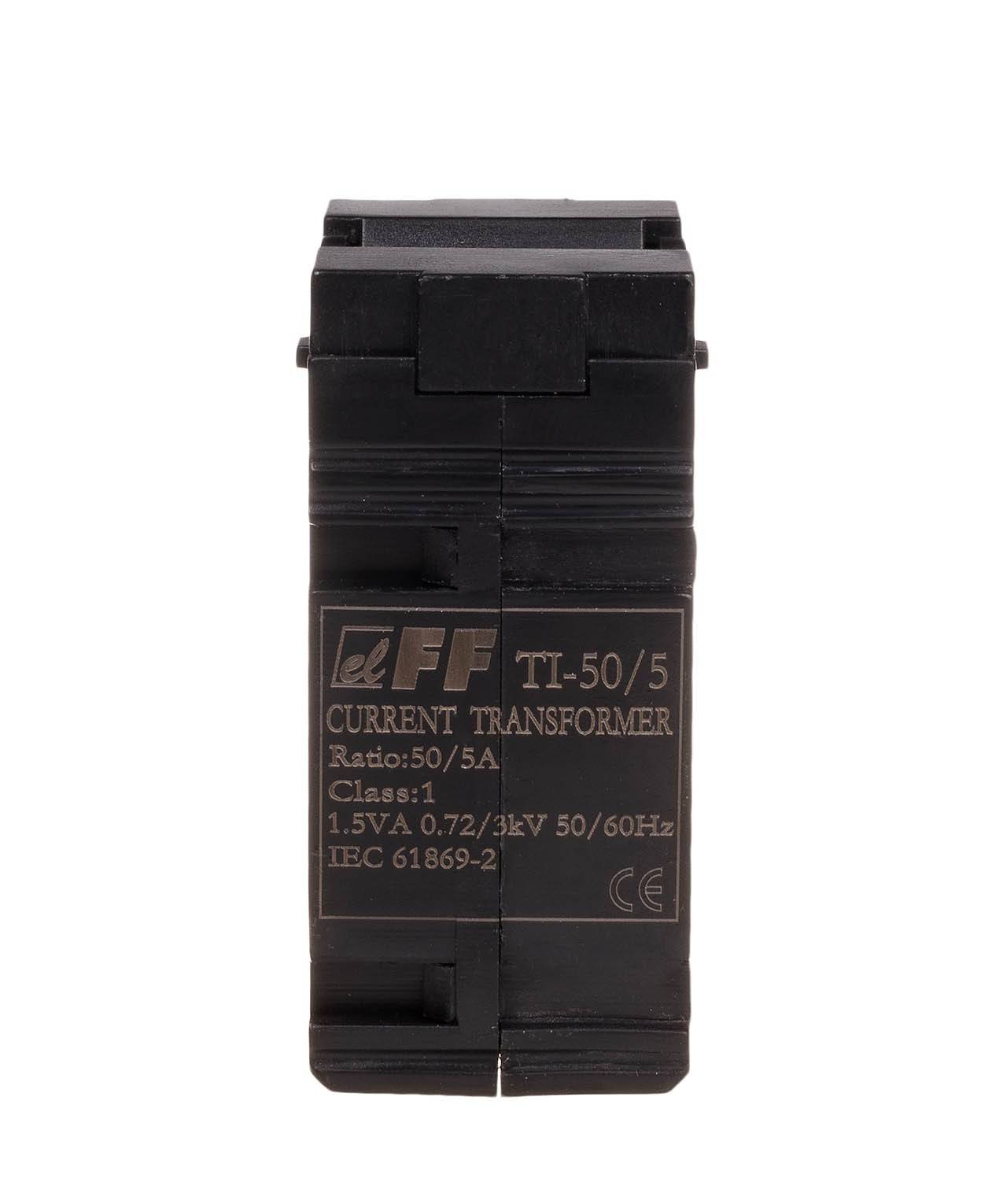 TI-50/5 stroomtransformator 50/5A 1,5VA klasse 1 Ø22-4