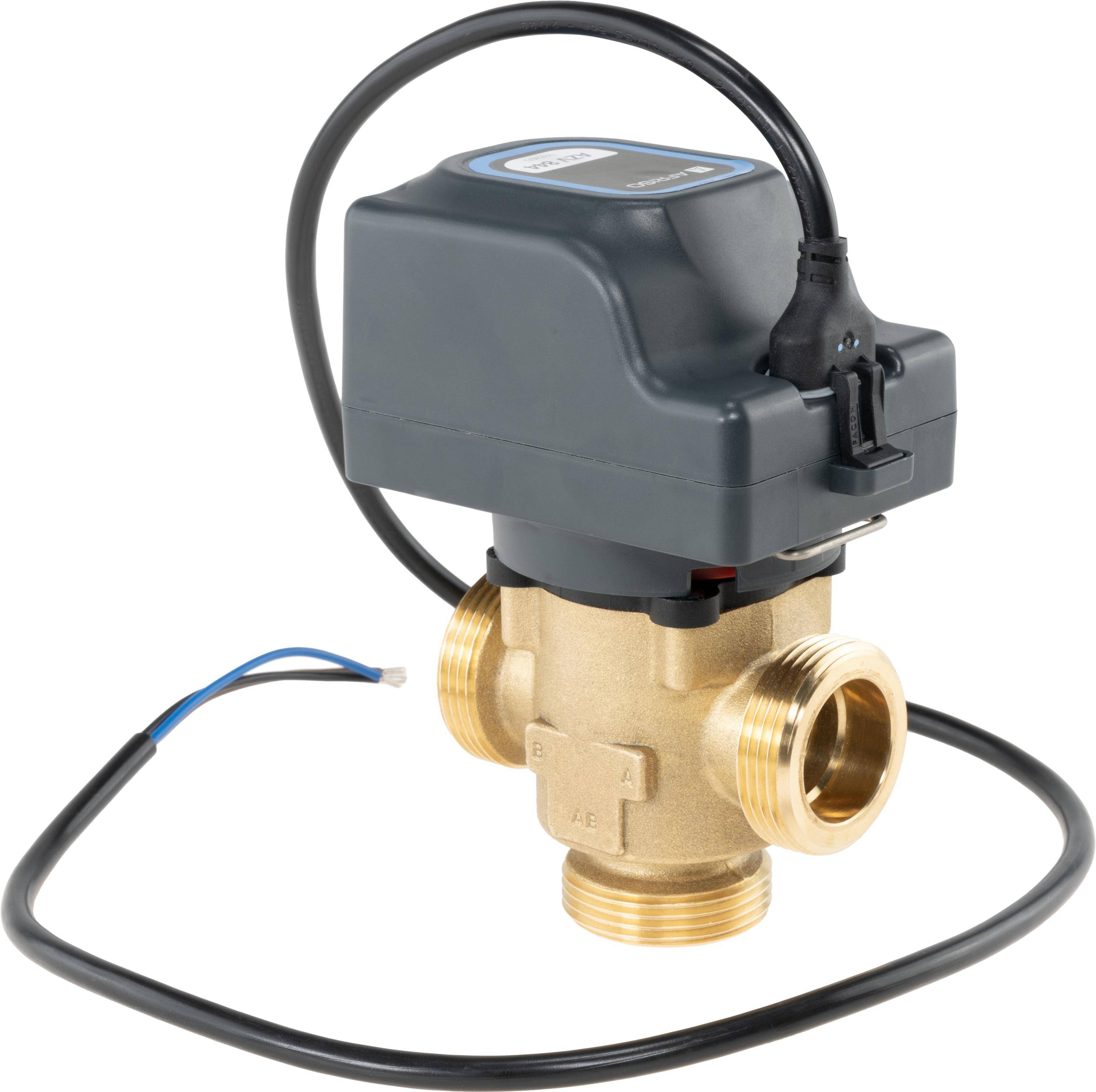3-weg zoneventiel AZV 844, DN32, G1 1/4", KVS 11, 230 V AC, AB-B-0