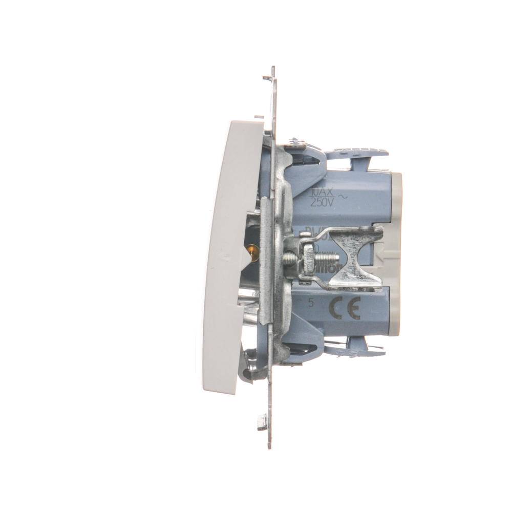 Simon 54 module witte serie schakelaar IP44 verlichte LED veerklemmen 10AX 250V-3