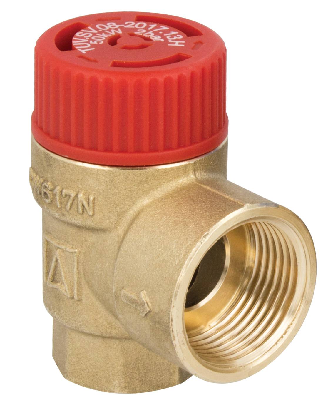 Veiligheidsventiel voor CO MS, 6 bar, RP1/2" x RP3/4"-1