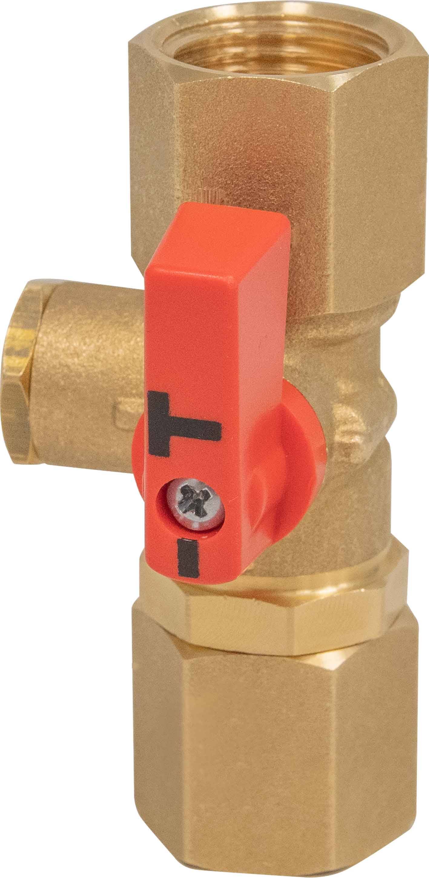 AMC 2-weg manometrische tap, G1/2" schroefdraadmoer x G1/2" schroefdraadmoer-0