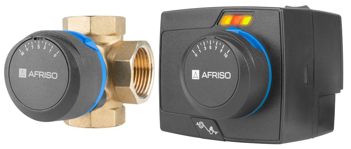 Proclick regelset: 4-weg roterende mengkraan ARV 484 Proclick, DN25, RP1", KVS 1-2