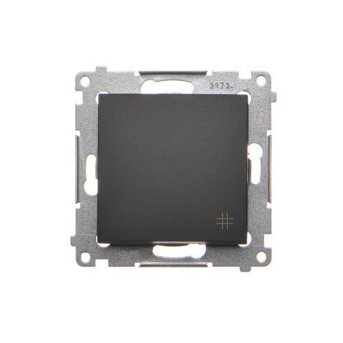 Simon 54 module matzwarte kruisschakelaar veerklemmen 10AX 250V-0