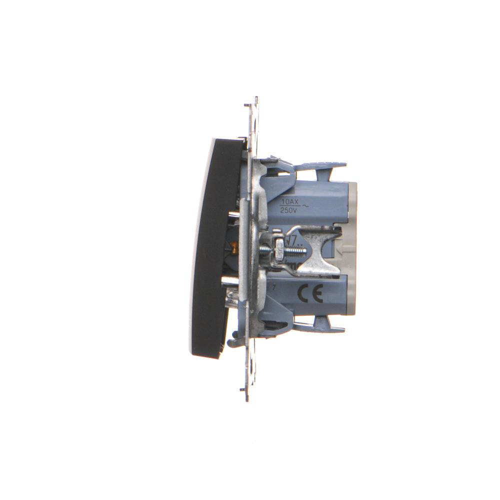 Simon 54 module matzwarte kruisschakelaar veerklemmen 10AX 250V-3