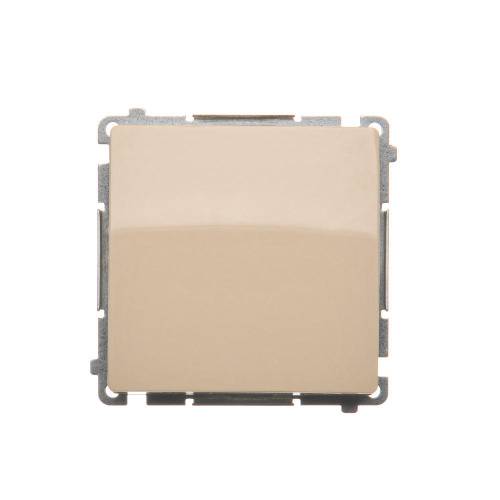 Simon basis beige module 1-polige schakelaar veerklemmen 10AX 250V-0