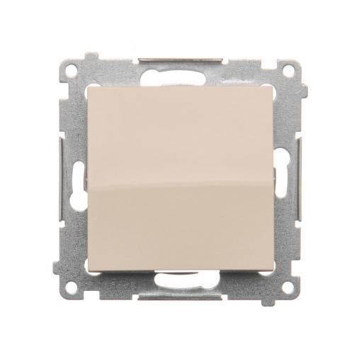 Simon 54 crèmekleurige module 1-polige schakelaar met veerklemmen 10AX 250V-0