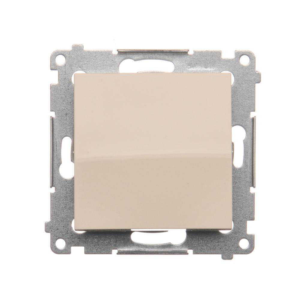 Simon 54 crèmekleurige module 1-polige schakelaar met veerklemmen 10AX 250V-2