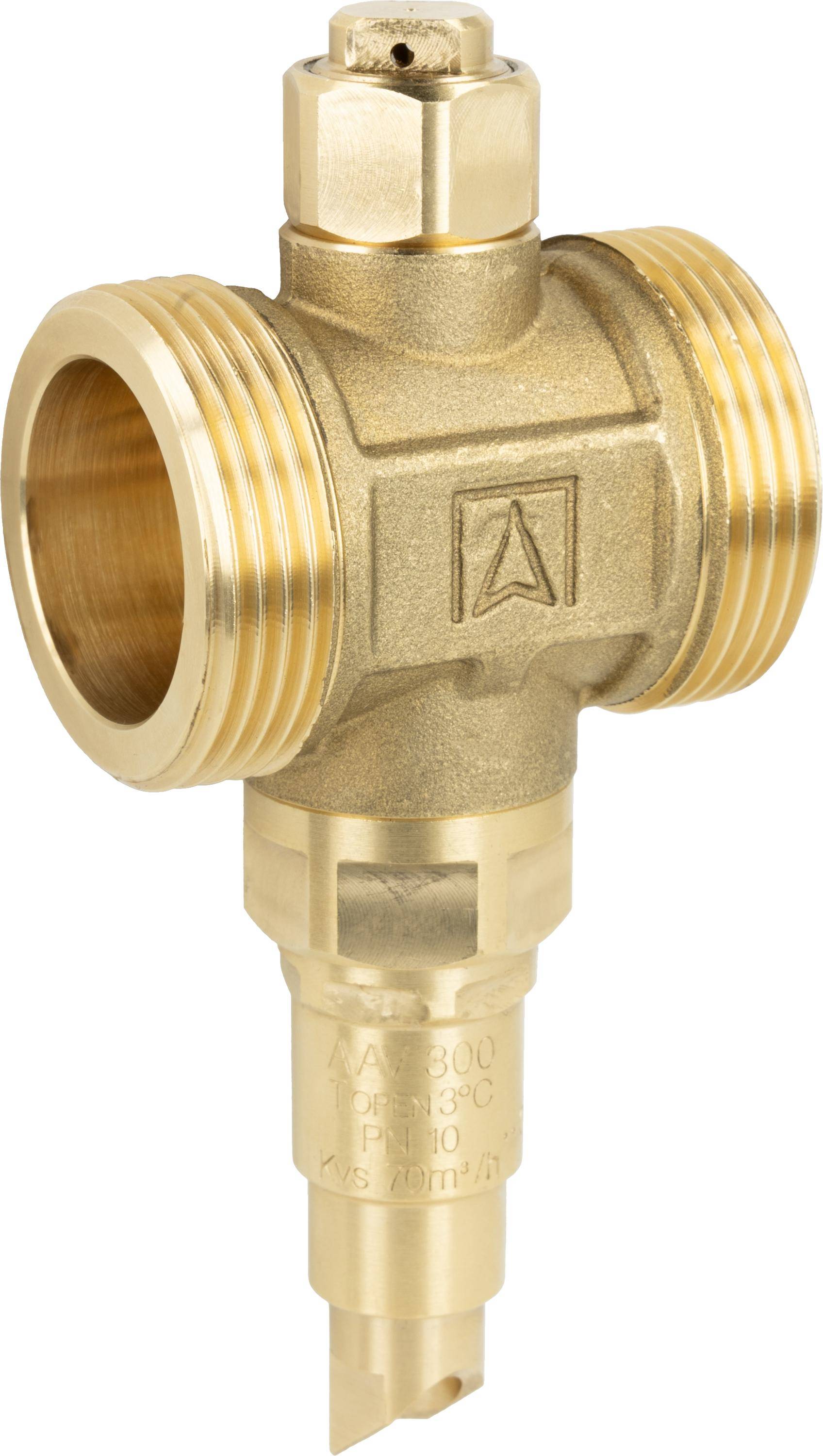 Antivriesventiel AAV 300, G1 1/4", PN10, KVS 70 M3/H, openingstemperatuur 3°C-3