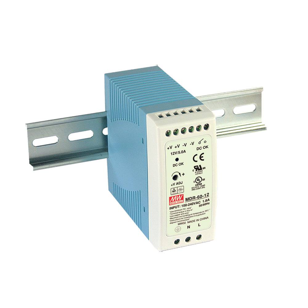 MDR DIN-rail voeding 60W 2,5A 85-264V AC - 120-370V DC / 24V DC-0