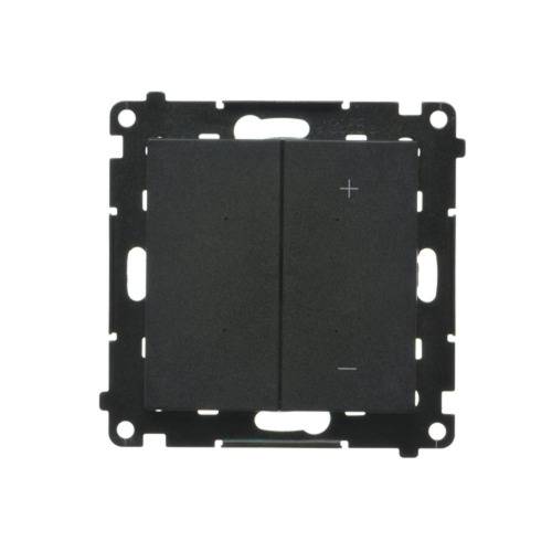Simon 55 module matzwarte dimmer voor dimbare LED's, toetsenbordschroefklemmen, 230V-0