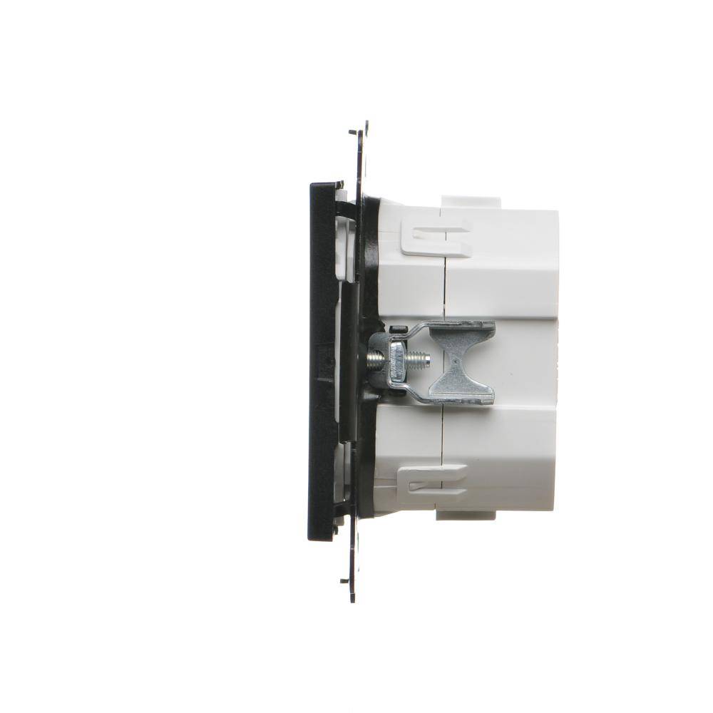 Simon 55 module matzwarte dimmer voor dimbare LED's, toetsenbordschroefklemmen, 230V-3