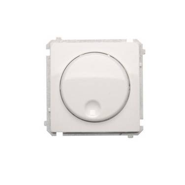 Simon basic witte module draai-dimmer 20-500W schroefklemmen 230V