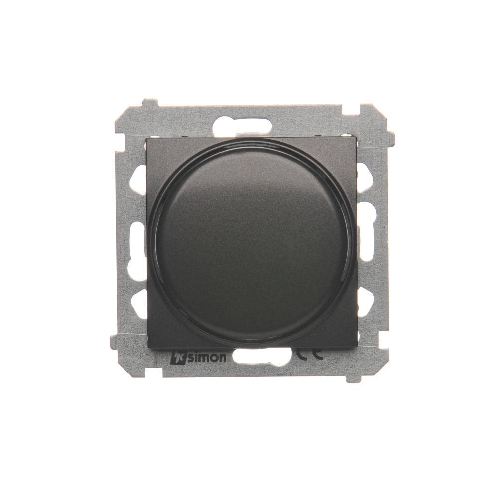 Simon 54-module antraciet drukknop-draaidimmer 1-polige LED 2-250W schroefklemmen 230V-2