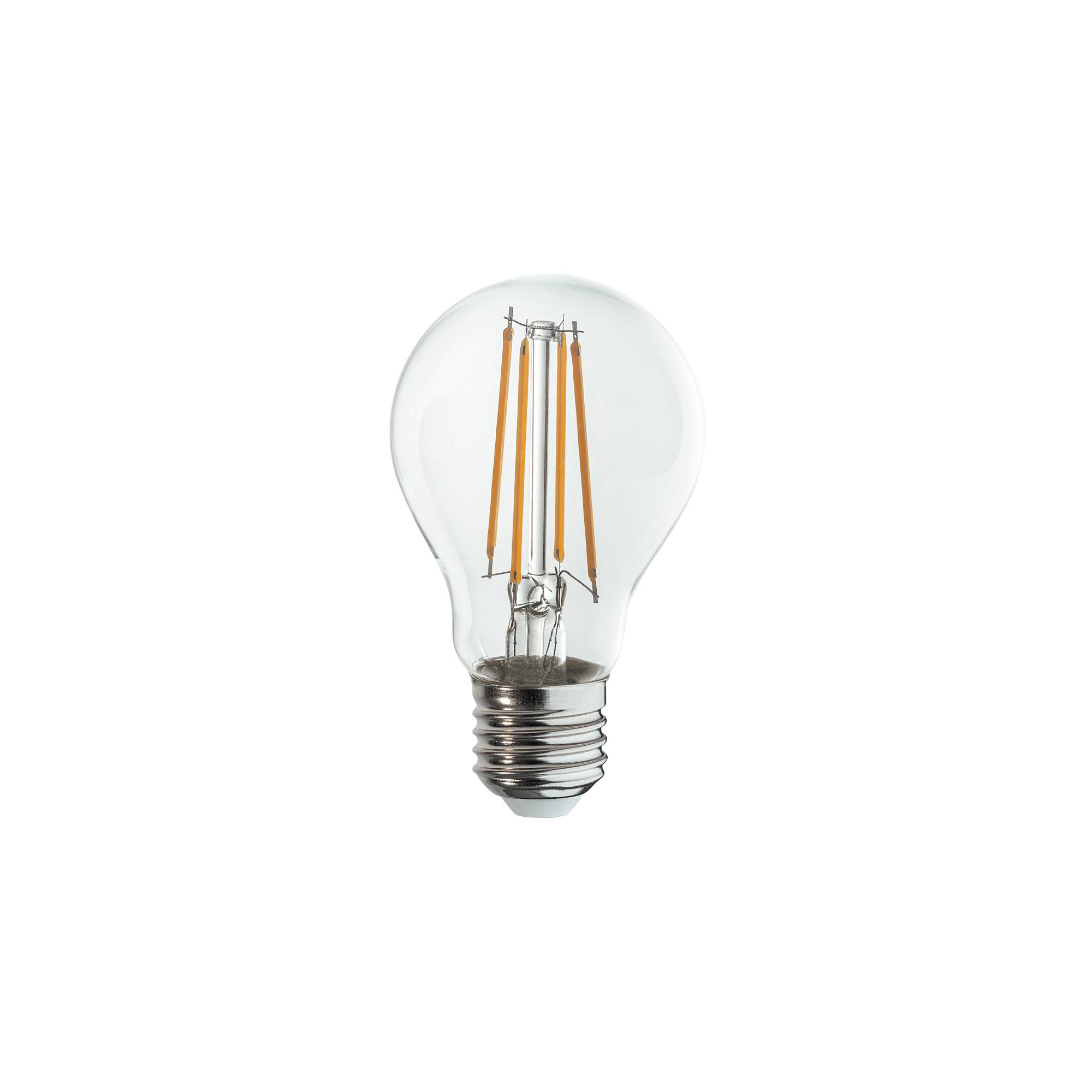 LED-bollamp met gloeidraad, 7W E27, 230V, transparant glas, 830W, 3000K, 800lm, 360° A60-1