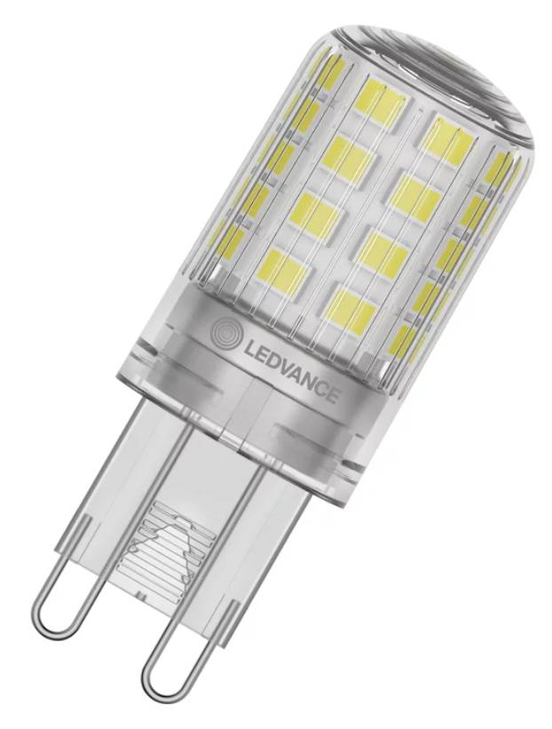 Performance pin LED-lamp capsule 4.2W G9 230V transparant 827 WW 2700K 470lm 300° P-0
