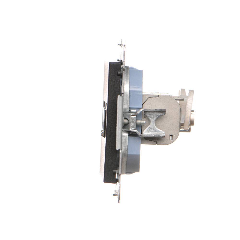 Simon 55 module matzwart datacontactdoos 2x UAE 8 CAT.6 FTP met stofkap-3