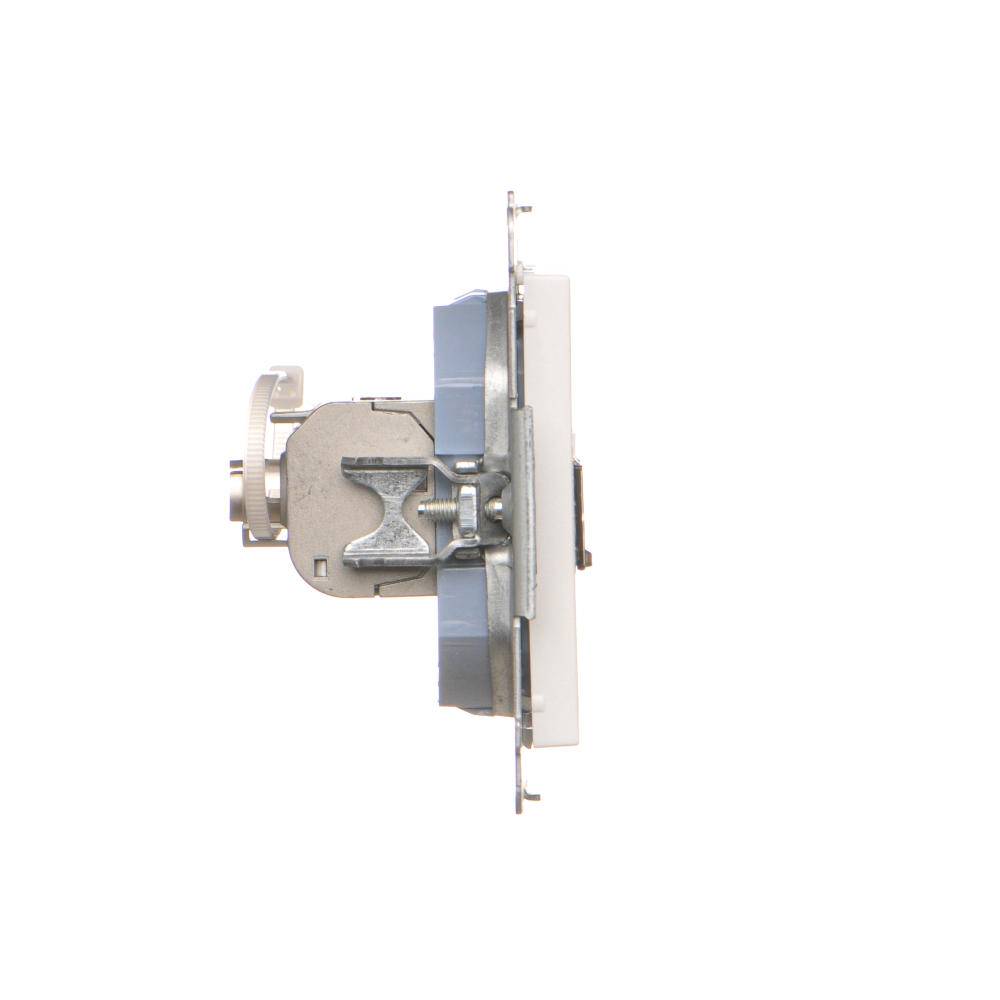 Simon 55 module witte matte datacontactdoos 1x UAE 8 CAT.6 FTP met stofkap-4