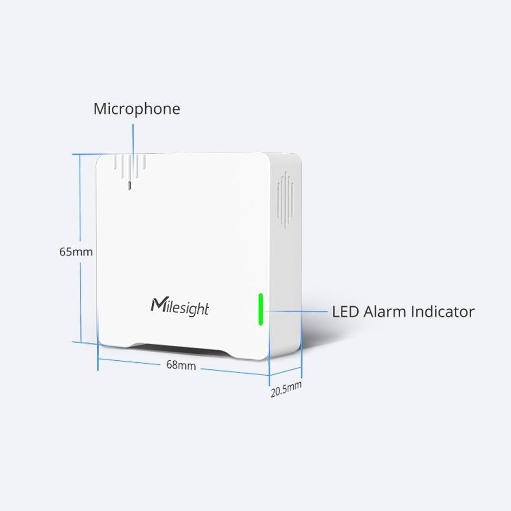 Milesight IoT LoRaWAN Geluidsniveau Sensor WS302-2