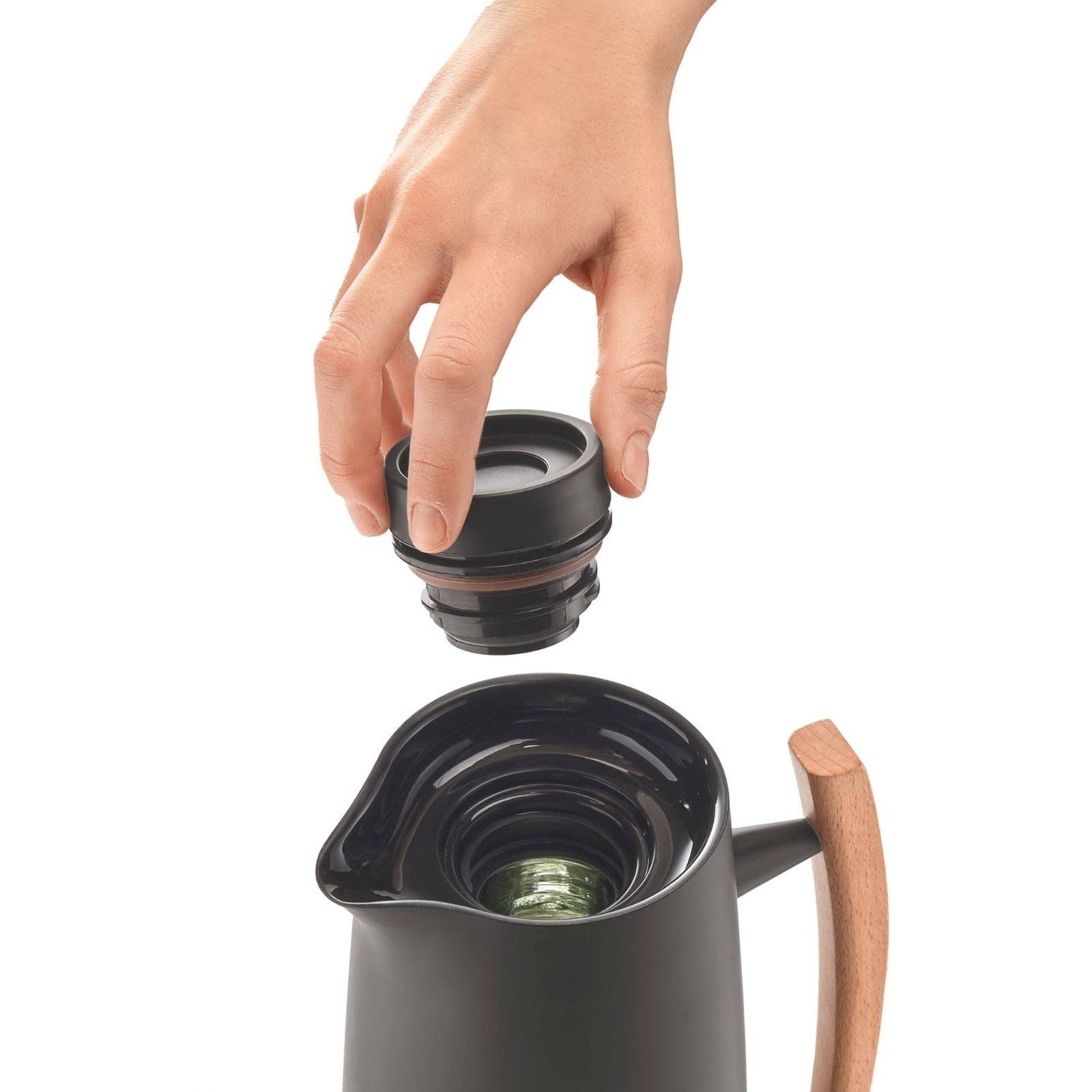 Guzzini RIVIERA'63 Thermokaraffe - 1 Liter - Zwart-0