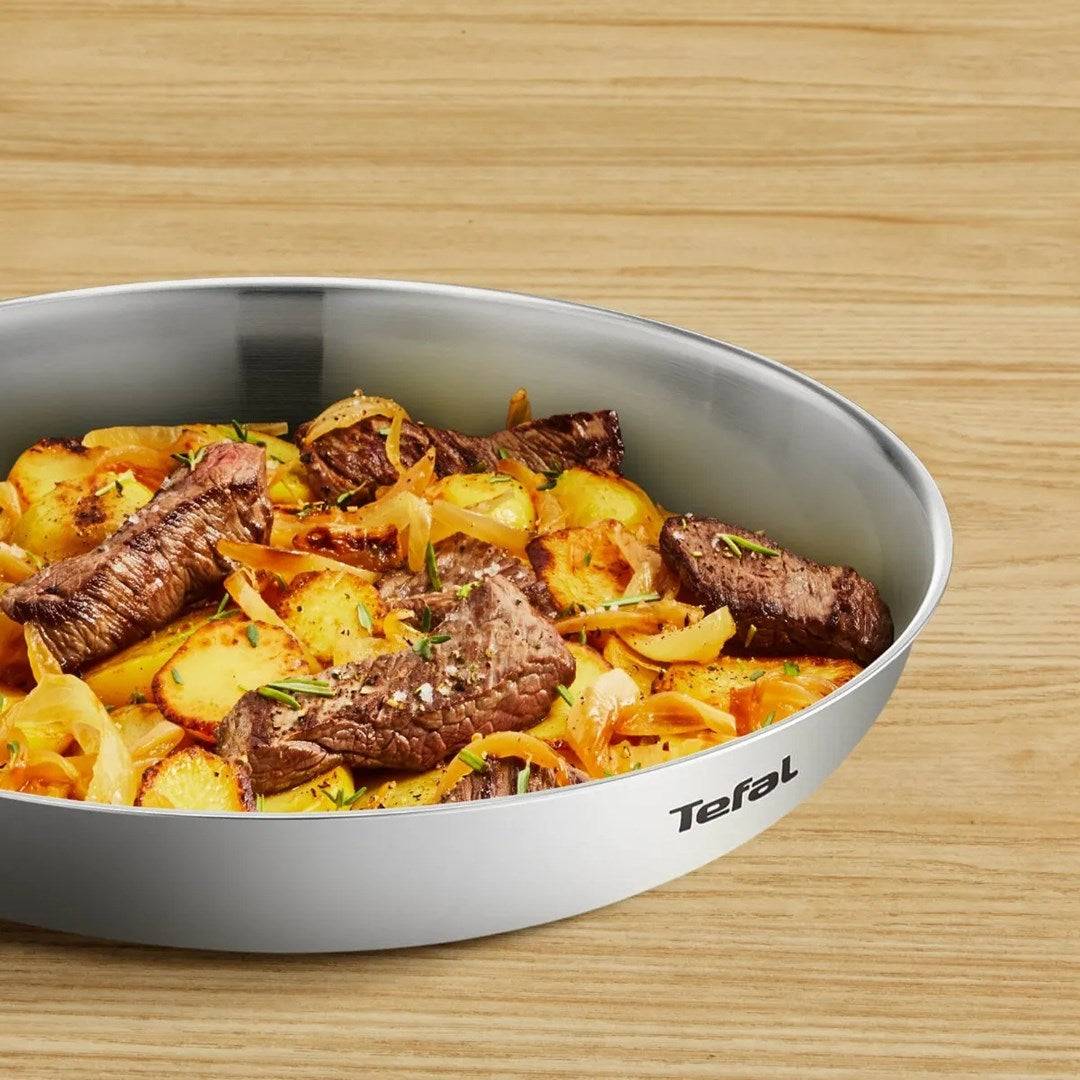 Tefal Koekenpan 28 cm RVS Met Riemhandvat 1780 g Model B8660634-4