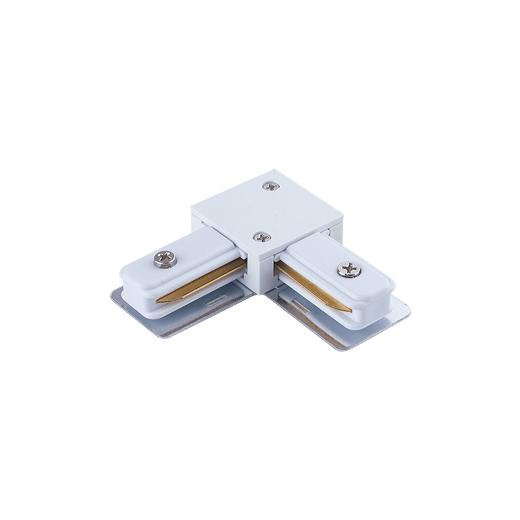 Profielhoekconnector L voor verlichtingsrails IP20 wit PC/staal-0