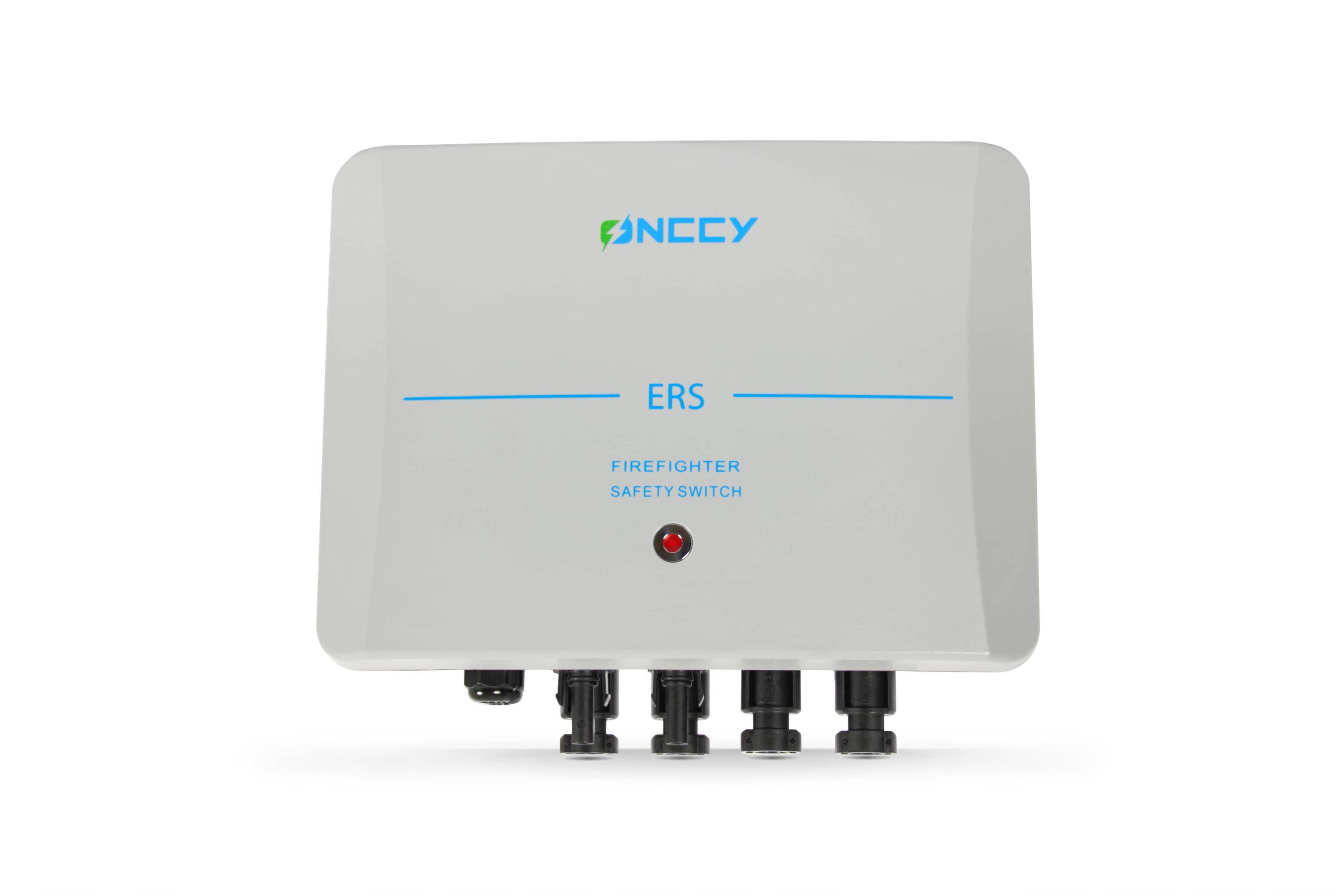 Brandveiligheidsschakelaar voor PV-installaties met 2 strings en MC4-connectoren-1