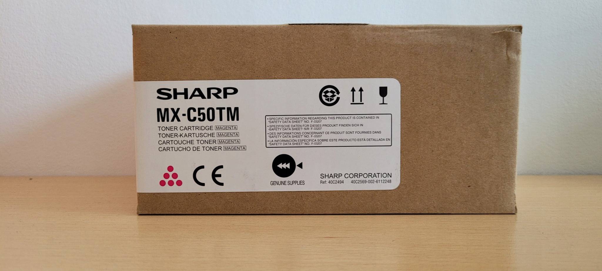 Sharp Toner MXC50TM Magenta - Compatibel met MXC50TM-0