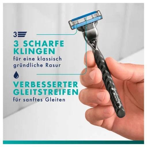 Gillette Mach3 Scheermes voor Mannen - Klassiek scheermes met 3 bladen voor een gladde scheerbeurt-3