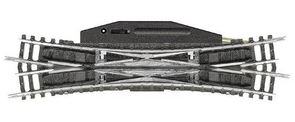 N Minitrix rails T14960 Engels wissel 129.8 mm 15 ° 362.6 mm 1 stuk(s)