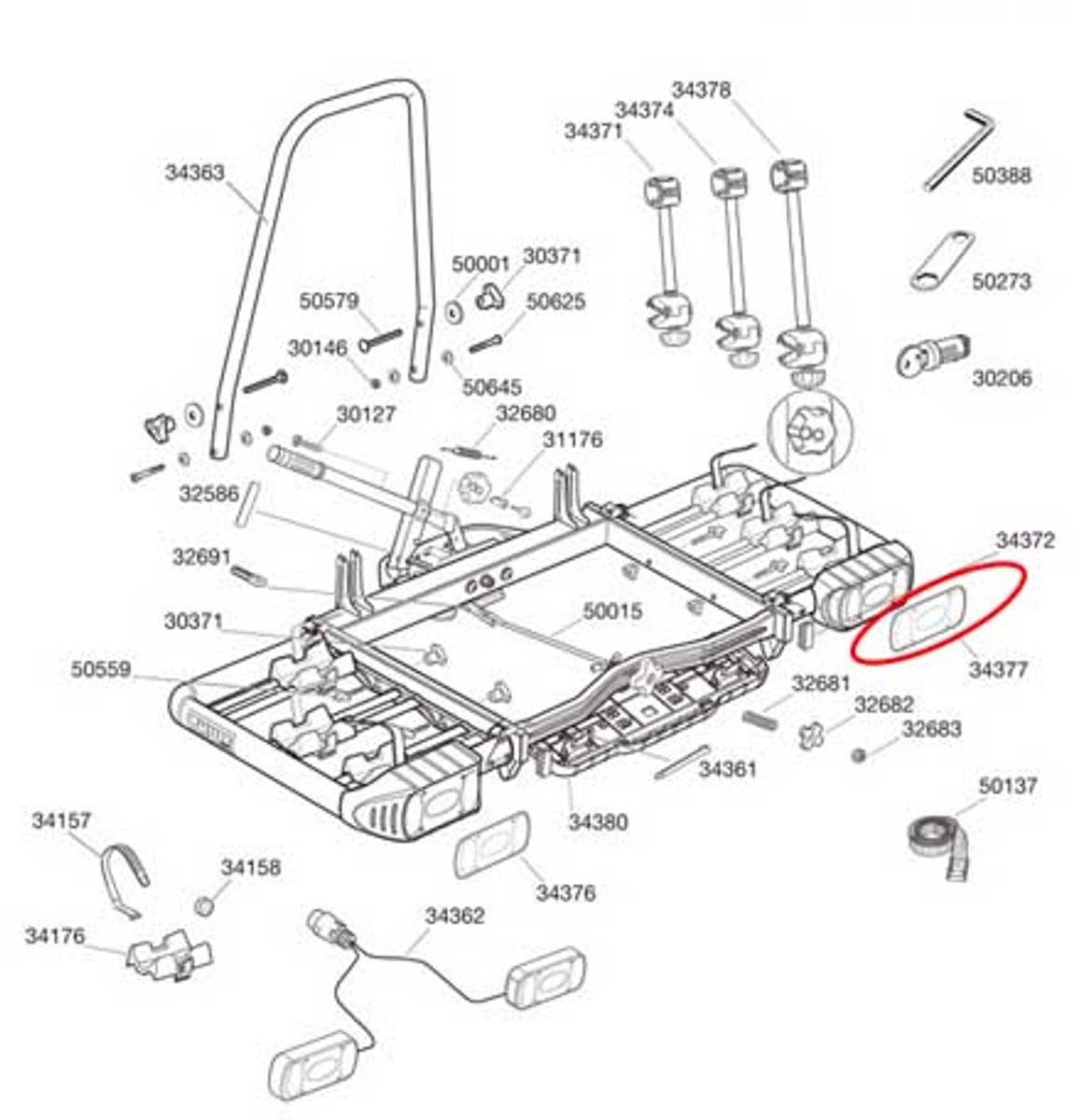 Thule optische linker ec pro 902 zwart 73130200160237313020016023-0