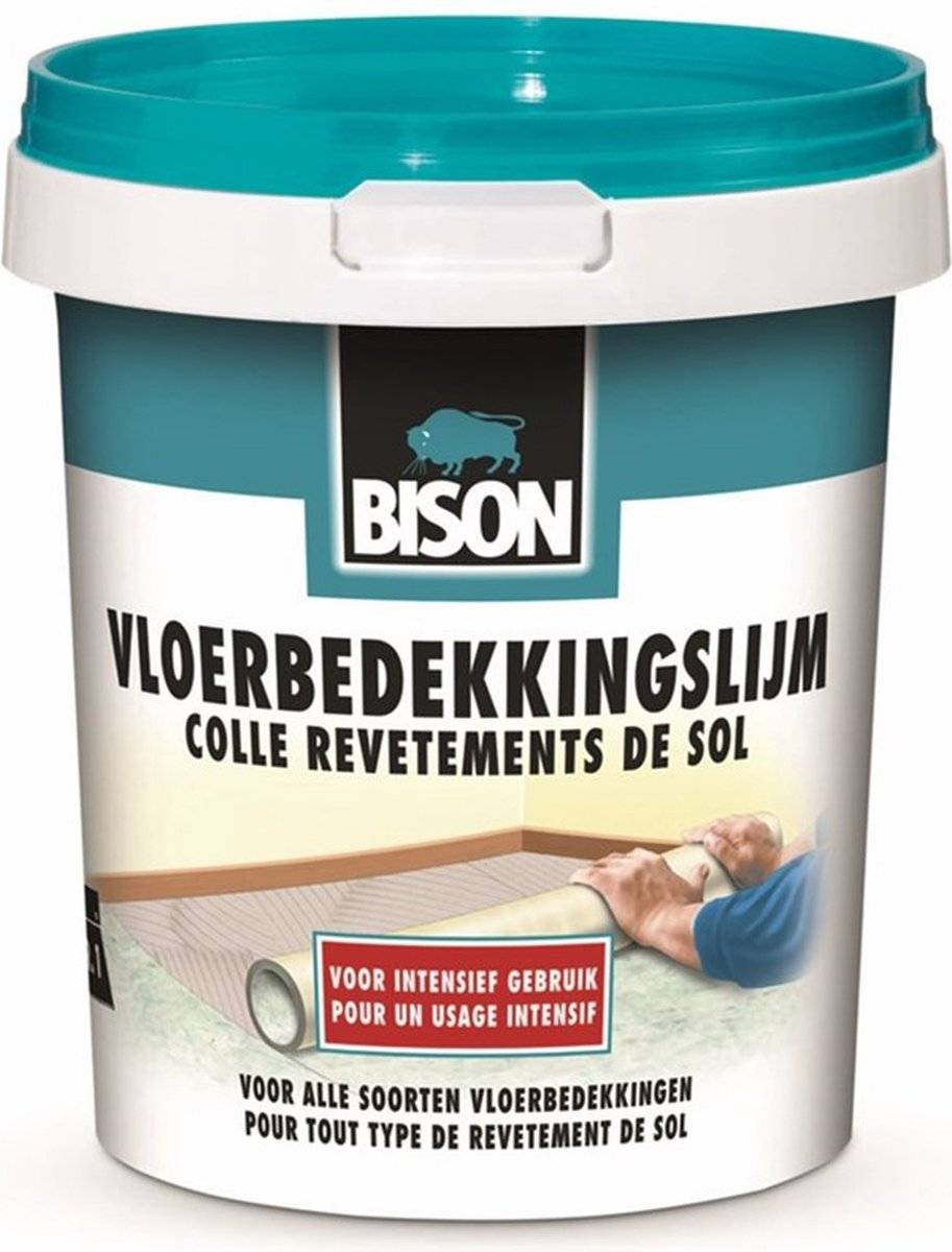 Bison universeel vloerlijm super 4kg 87104390156448710439015644-0