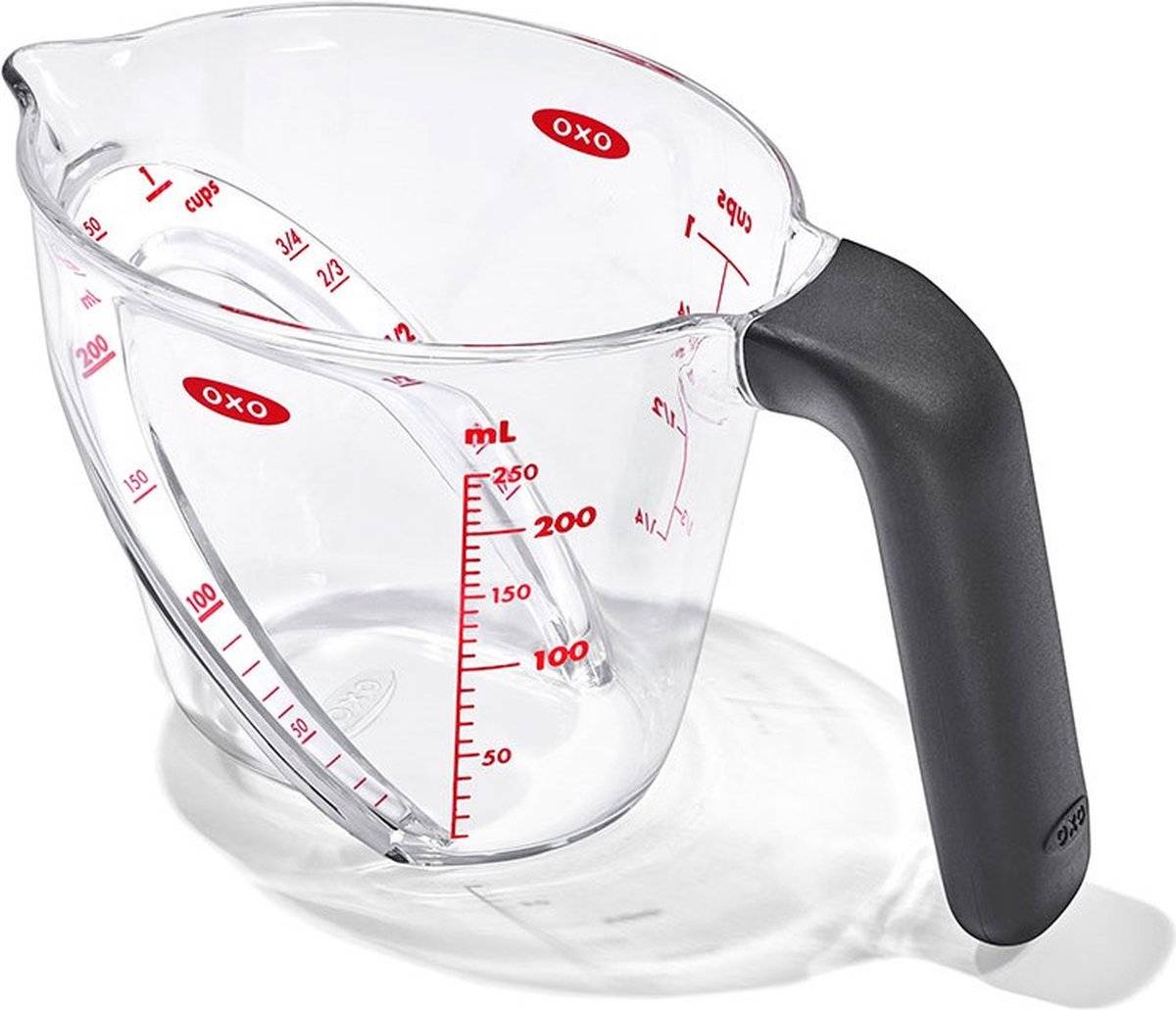 Oxo - maatkan - 250 ml - van bovenaf leesbaar 07198120026440719812002644-0