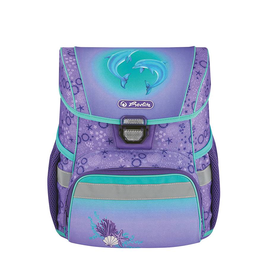Abi herlitz schooltas loop doplhins 22x37x31cm 40081102563994008110256399-0