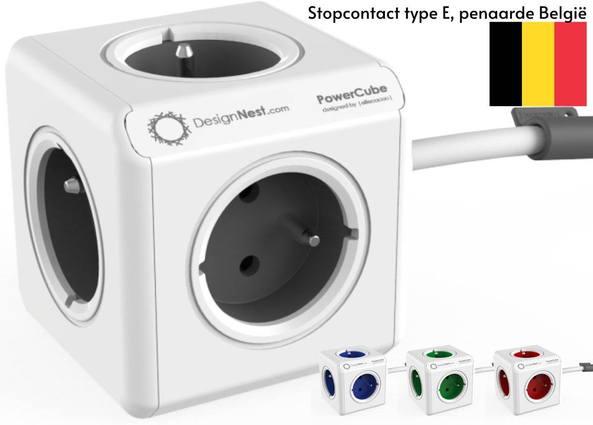 Designnest powercube extended fr; grey 87184440857518718444085751-0