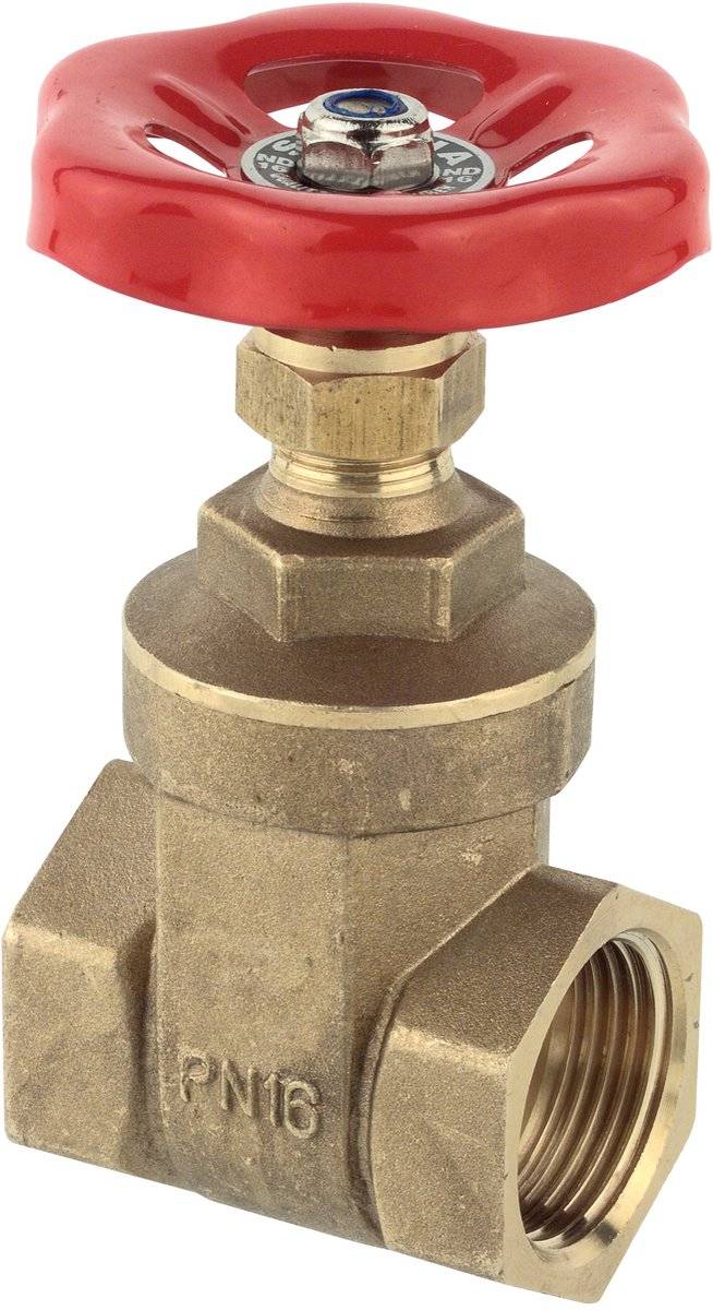 Kirchhoff messing mofschuiver - 1 bi - pn16 40071114623344007111462334-0