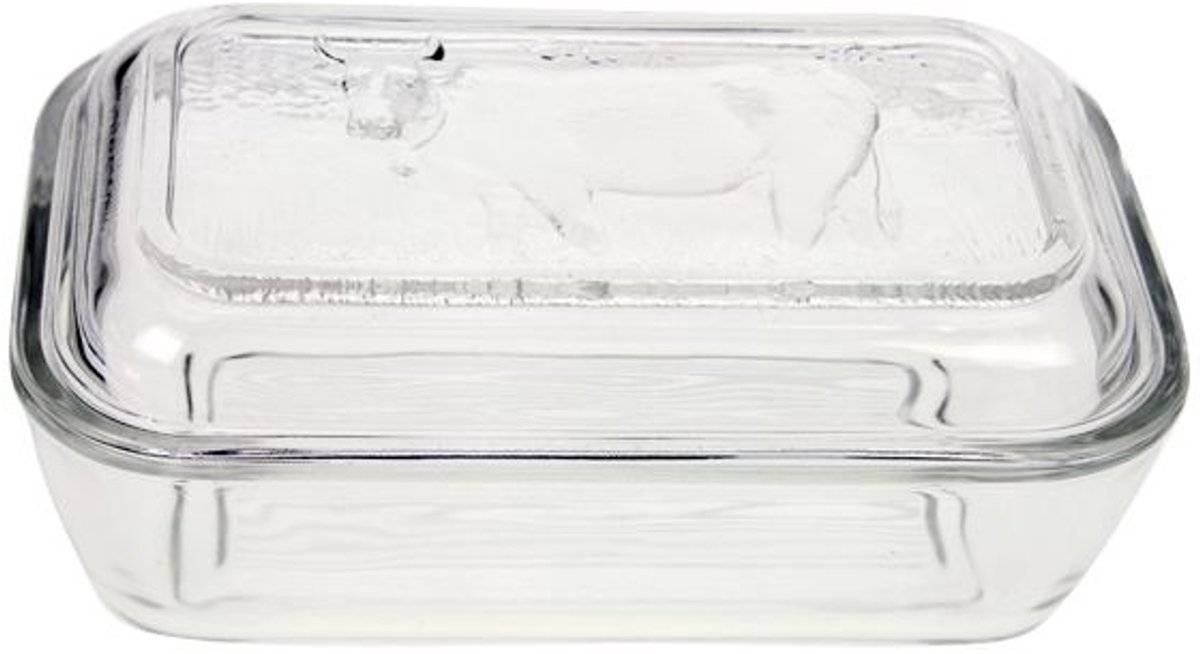 Luminarc botervloot vaca wit glas (17 x 7 cm) 00261027100290026102710029-0